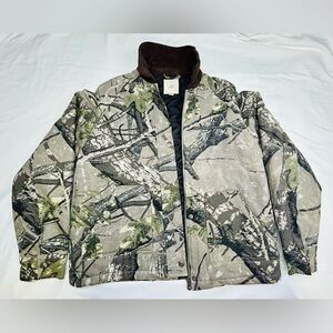 Thread & Supply Camo Quilted Utility Jacket XS – Snap Zip Front NWOT